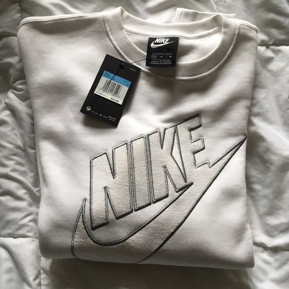 Men’s Snow-white Nike sweatshirt ❄️🔥